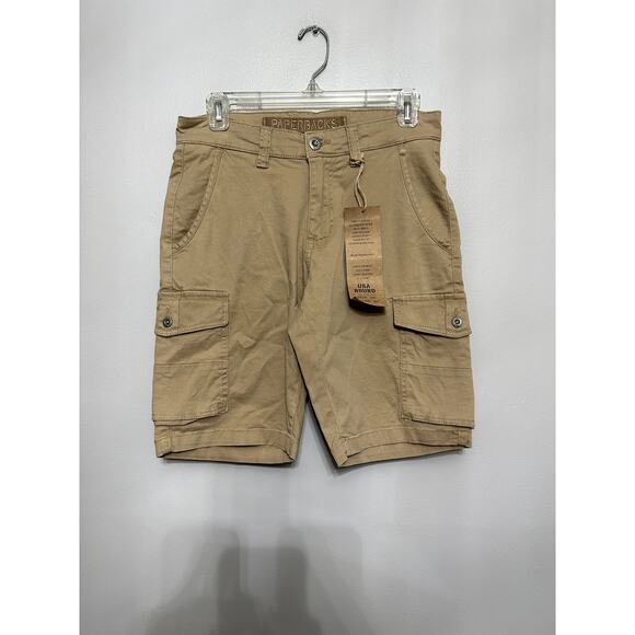 Original Paperbacks Men's Tan/Khaki Cargo Shorts 29" Waist 10" Inseam NWT - Picture 2 of 9